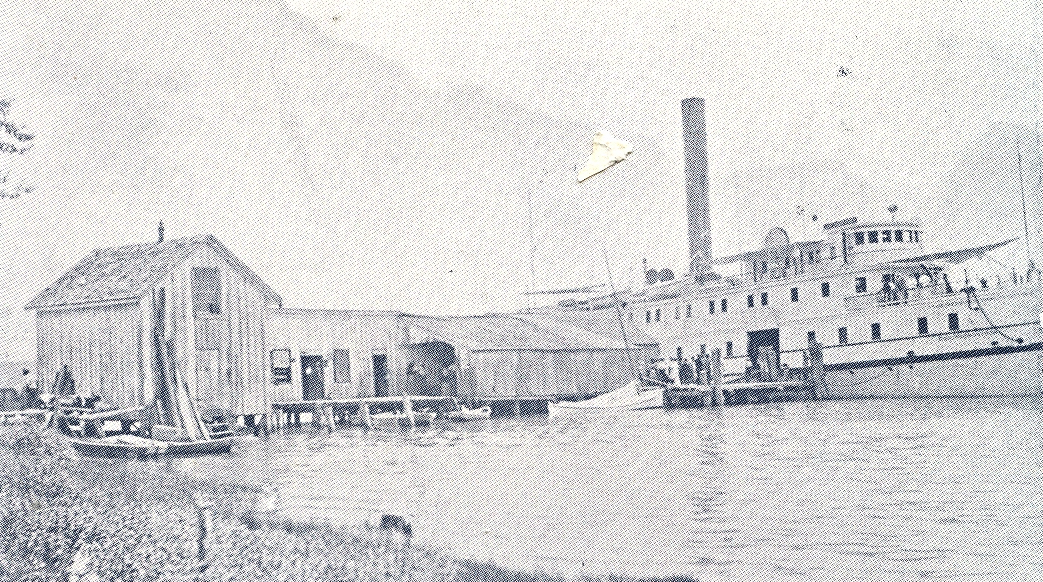 Steamer at Ldtwn wharf _ Whitten